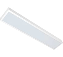 Универсальный офисный светодиодный светильник Ledcraft узкий 10 Вт IP20 595x110x40 мм 6000K Опал 1619510028