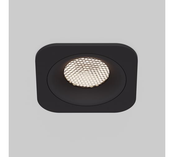 Светильник встраиваемый светодиодный Elektrostandard Tetro IP44 4000К 15276/LED черный a071313 1