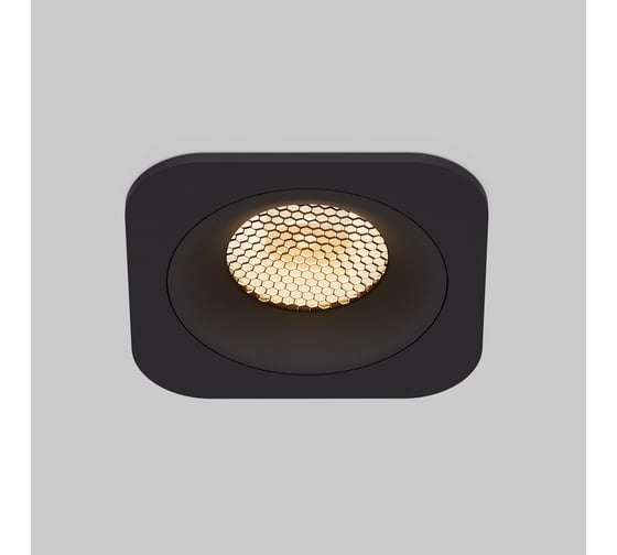 Светильник встраиваемый светодиодный Elektrostandard Tetro IP44 3000К 15276/LED черный a071312 1