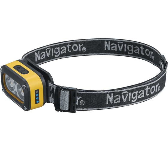 Фонарь  95 628 NPT-H43-ACCU налоб 1LEDx3Вт,1LEDx3Вт,5реж,Li-ion0.5Ач Navigator 95628 1