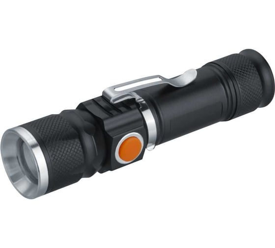 Фонарь Navigator 95 551 NPT-CM18-ACCU алюминий, 3 режима, 1LED 5Вт, Li-ion 3,7В, 1200мАч 95551 1