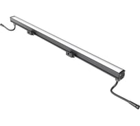 Светильник LEDeffect ШТРИХ 2.0 (24В, без ИП) 12Вт 1000лм CRI80 IP54 КСС Д 4000К УХЛ1, накладной, архитектурное освещение зданий, черный LE-СБУ-44-012-10472-54Д