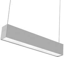 Светильник СТРЕЛА LEDeffect (ССО/ДСО) 10 Вт 1050 лм CRI80 IP20 КСС Д 4000 К подвесной опаловый рассеиватель интерьерное освещение серый RAL9006 LE-ССО-23-040-0844-20Д+10W