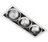 Точечный встраиваемый светодиодный светильник Ambrella Light TECHNO SPOT T813 BK/CH 3*12W 4200K 1