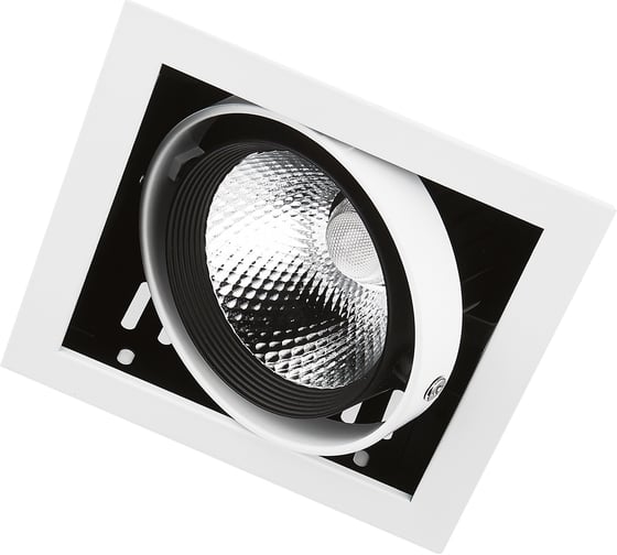 Точечный встраиваемый светодиодный светильник Ambrella Light TECHNO SPOT T811 BK/CH 12W 4200K 1