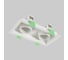 Встраиваемый светильник Crystal lux CLT 069C2 WH 2