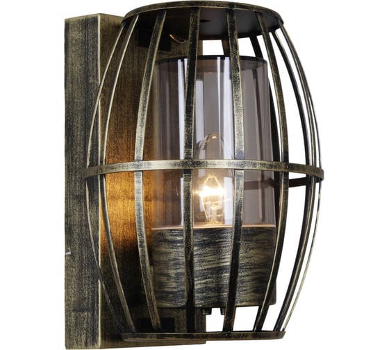 Уличный настенный светильник Reluce 08331-9.2-001JH E27 BKG 1