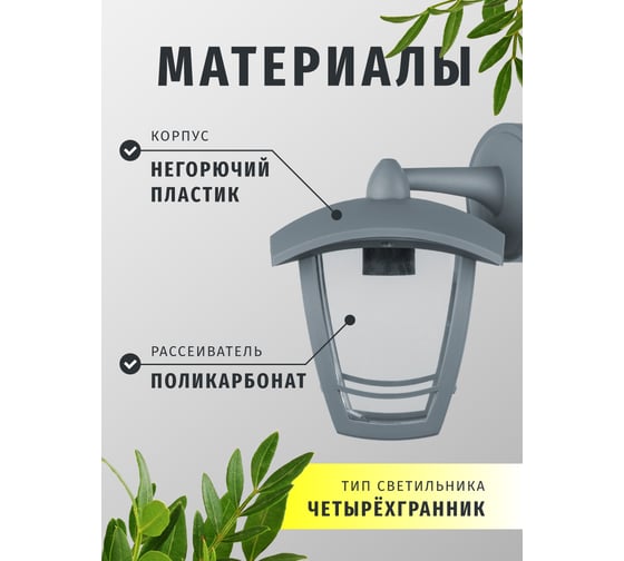 Светильник Navigator 80 459 NOF-P02-GR-IP44-E27 80459