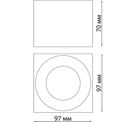 Накладной светодиодный светильник NOVOTECH LED 12W PATERA 358653
