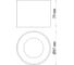 Накладной светодиодный светильник NOVOTECH LED 12W PATERA 358651 2