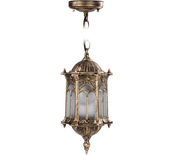 Светильник уличный TDM ELECTRIC "Ампир" 60 Вт, подвес шагрень/бронза Е27 SQ0330-0089