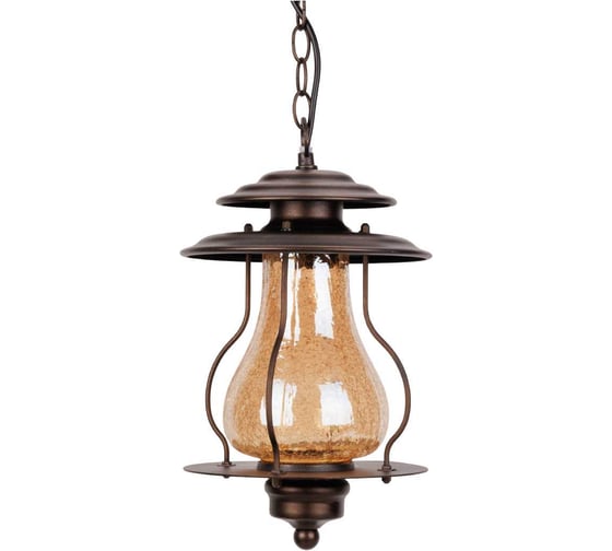 Светильник уличный TDM ELECTRIC "Рим" 60 Вт, подвес, алюминий, янтарное/кофейный, Е27 SQ0330-0211