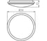 Светильник светодиодный уличный с датчиком движения KANLUX ORTE LED 18W 4000К NW-O-SE 29162 7