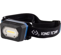 Фонарь светодиодный KING TONY налобный, 1 Led COB, 3,7 В 9TA522