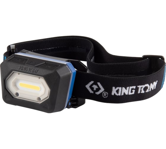 Фонарь светодиодный KING TONY налобный, 1 Led COB, 3,7 В 9TA522 1