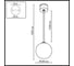 Подвесной светильник ODEON LIGHT VIVA G9 5W 7124/1 4