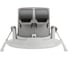 Встраиваемый светильник Philips SPARKLE SL261 RD 070 5.5W 27K BK REF 3PK 929004115231 5