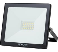 Светодиодный прожектор LED Apeyron 30Вт, 6500К, 2400 лм, IP65, smd, 141х121х25мм, черный / 05-39