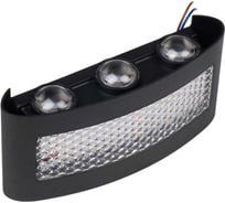 Светильник светодиодный настенный Jazzway PWL-81170 6Вт+4Вт 900лм 3000K BL черный 230В IP54 5068711