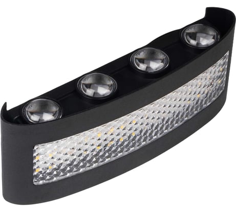 Светильник светодиодный настенный Jazzway PWL-81210 8Вт+4Вт 1080лм 4000K BL черный 230В IP54 5068759