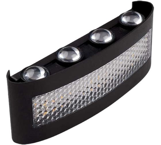 Светильник светодиодный настенный Jazzway PWL-81210 8Вт+4Вт 1080лм 4000K BL черный 230В IP54 5068759 1