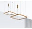 Подвесной светодиодный светильник Italline IT013-6024 gold 3000K 9