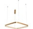 Подвесной светодиодный светильник Italline IT013-6031 gold 3000K 3