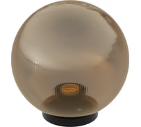 Уличный светильник-шар APEYRON с основанием, 250мм, рассеиватель ПММА, призма золотая 11-46