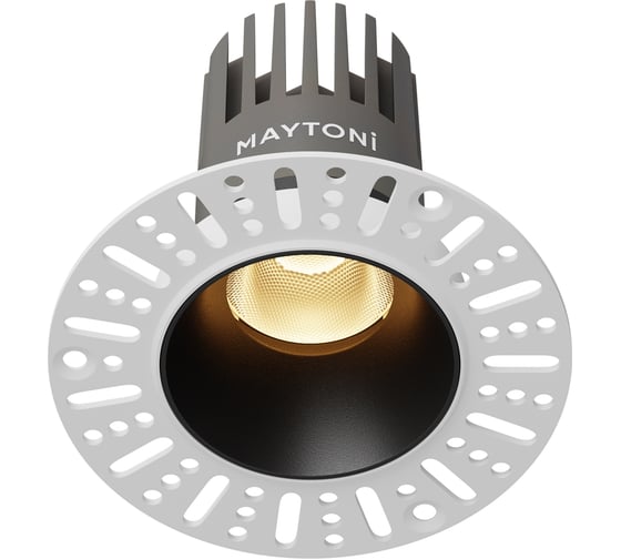 Встраиваемый светильник Maytoni DL124-10W-2.7K-TRS-B 1