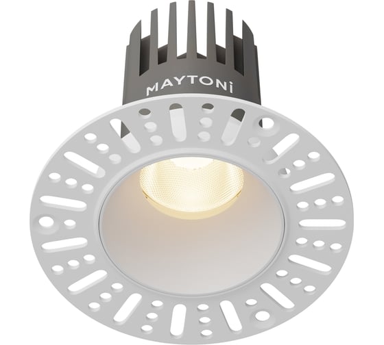 Встраиваемый светильник Maytoni DL119-10W-3K-TRS-W 1
