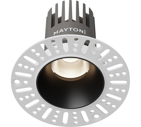 Встраиваемый светильник Maytoni DL124-10W-4K-TRS-B 1