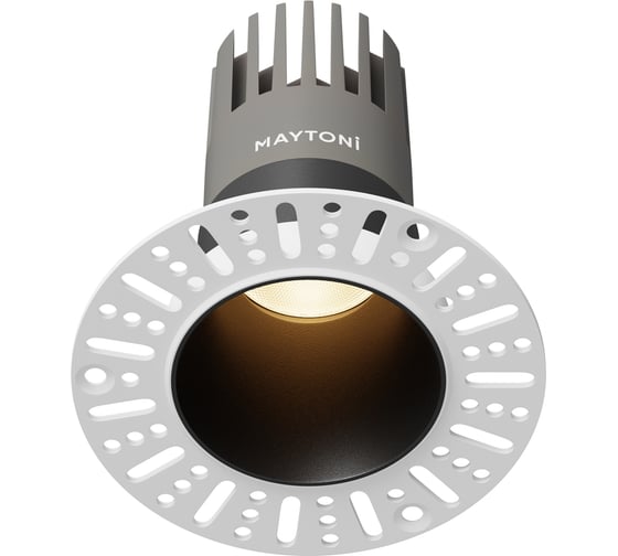 Встраиваемый светильник Maytoni DL120-10W-3K-TRS-B 1