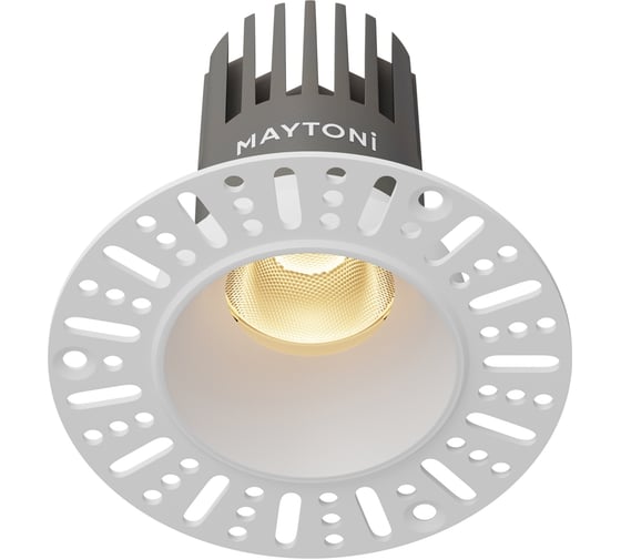 Встраиваемый светильник Maytoni DL124-10W-2.7K-TRS-W 1