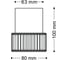 Потолочный светодиодный светильник Italline IT014-0202 rose gold 4