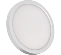Настенно-потолочный LED светильник КОСМОС SLIM WHITE 24Вт 6500K 1660Лм 230x25мм KSlim24w_W6500K
