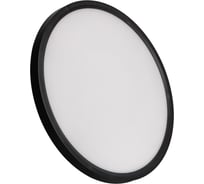 Настенно-потолочный LED светильник КОСМОС SLIM BLACK 38Вт 4500K 2700Лм 400x25мм KSlim38w_B4500K