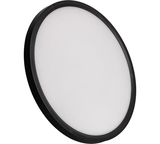 Настенно-потолочный LED светильник КОСМОС SLIM BLACK 38Вт 4500K 2700Лм 400x25мм KSlim38w_B4500K 1