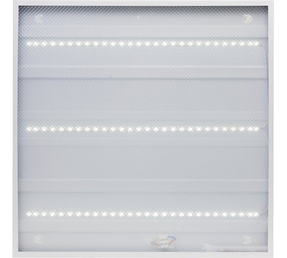 Универсальная LED панель ULTRAFLASH LTL-6060-15 24 Вт, 6500К, 3000 лм, призма, ЕМС, 595х595х17мм 16041 1