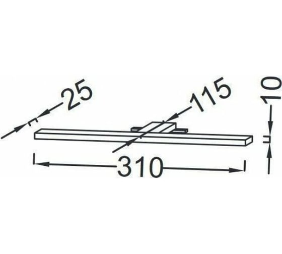 Светодиодная лампа JACOB DELAFON STRUKTURA EB1224-NF 230В, 1x3 Вт 00000031755