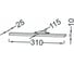 Светодиодная лампа JACOB DELAFON STRUKTURA EB1224-NF 230В, 1x3 Вт 00000031755 5