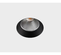 Встраиваемый светодиодный светильник Italline IT02-028 black 3000K