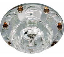 Потолочный светильник FERON JC Max 20W, G4, прозрачный-коричневый, прозрачный 28436