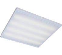 Универсальный офисный светодиодный светильник Ledcraft Клип-ин 40 Вт IP54 605x605x48 мм 4000К Опал 1619030008