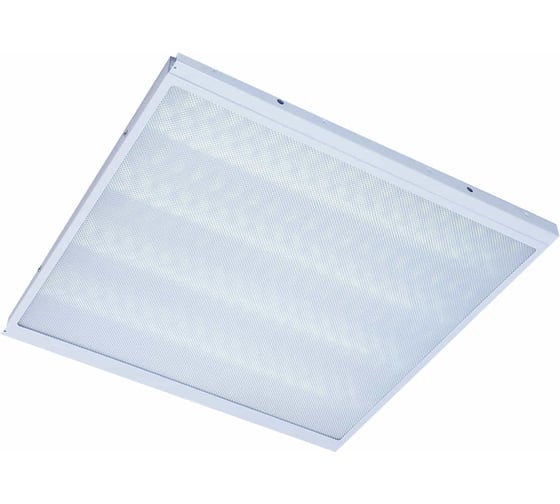 Универсальный офисный светодиодный светильник Ledcraft Клип-ин 40 Вт IP54 605x605x48 мм 6000К Призма 1619060008 1