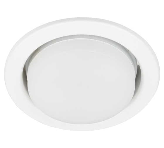 Встраиваемый светильник ЭРА под лампу GX53 KL35 WH /1 (к) Set 5 с термокольцом белый комплект 5 шт. Б0071342 1