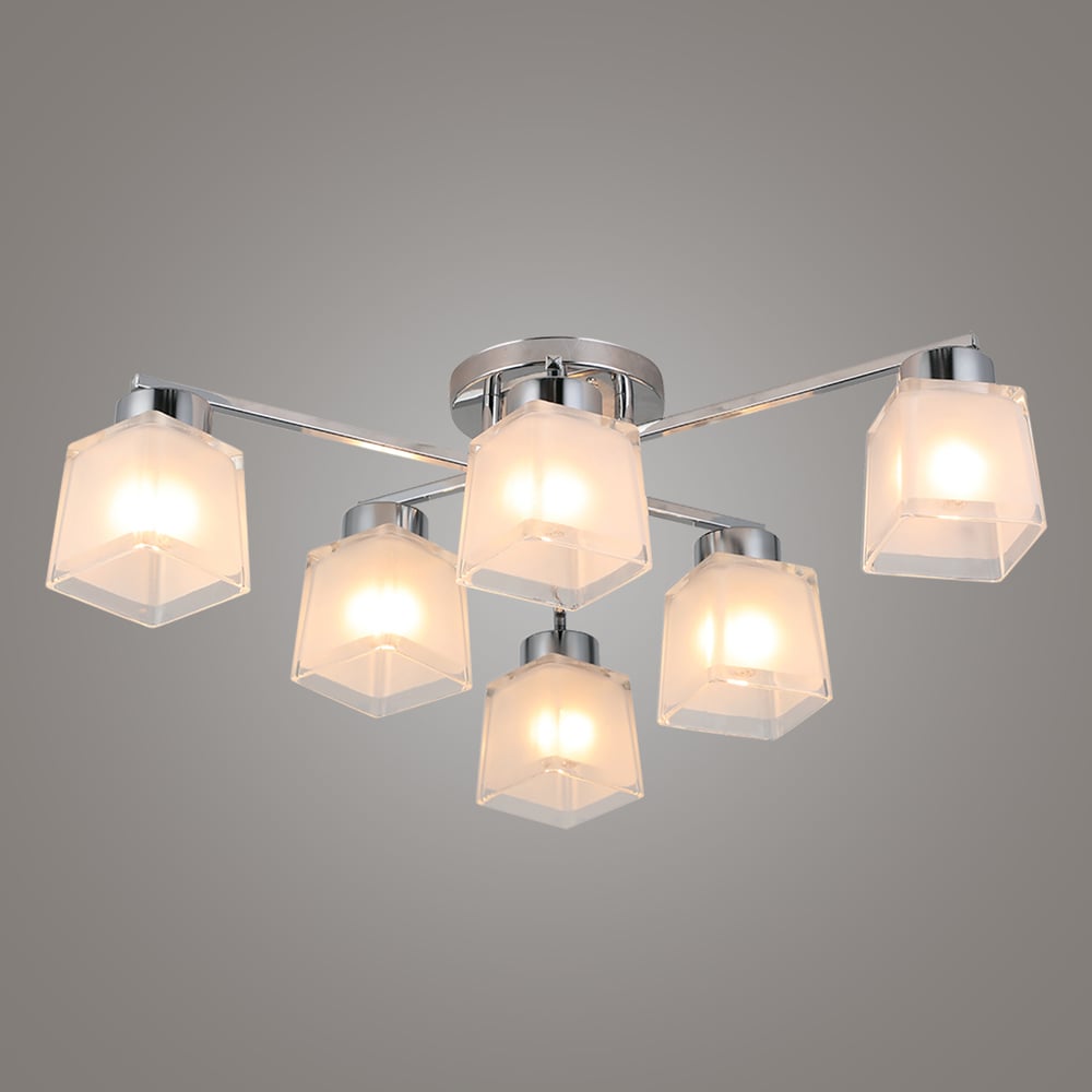 Люстра RITTER Modern 167/6 6хE27, хром 52519 6 - выгодная цена, отзывы ...