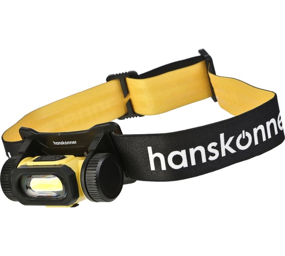 Фонарь налобный аккумуляторный Hanskonner 400лм (турбо 630лм), COB светодиод, 4 режима, Sturm! HK4052-01-01 1