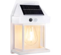 Светильник светодиодный Forcekraft на солнечной батарее, с датчиком движения, белый, 10шт. FK-WL6009 White/к-т 10шт/(62144)