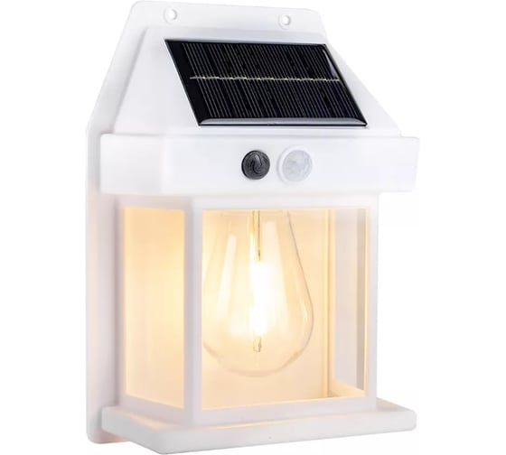 Светильник светодиодный Forcekraft на солнечной батарее, с датчиком движения, белый, 5шт. FK-WL6009 White/к-т 5шт/(62143) 1