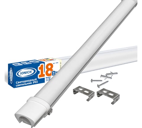 Светодиодный линейный узкий светильник IONICH IDSP-S-18-4000-600-УХЛ2-IP65 2017